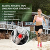 5PCS Elastic Knee Support Tape - Precut Kinesiology Knee Stickers for Stability & Joint Protection, Breathable & Hypoallergenic