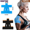10PCS Precut Kinesiology Tape for Shoulder Pain Relief – Waterproof, Elastic Support for Rotator Cuff & Injury Recovery
