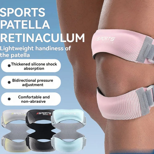 1Pcs Patella Knee Brace Adjustable Orthopedic Compression Patellar Tendon Support Strap Pro Meniscus Tear Patella Pads Men Women